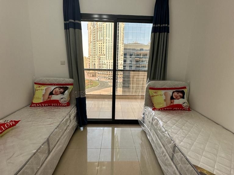 Bedspaces available in Hall for female available now in Silicon Oasis